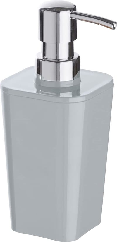 Wenko Candy Zeepdispenser, pomp voor vloeibare zeep en afwasmiddel, inhoud: 0,33 l, gemaakt van polystyreen, 8,8 x 17,4 x 7,3 cm