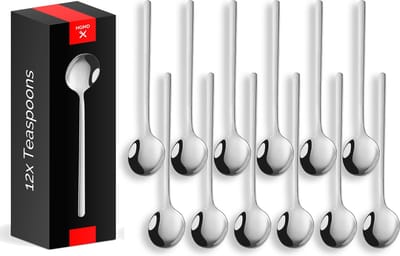 HGMD Theelepels - 12 stuks - 13cm - Theelepeltjes - Koffielepels - Koffielepeltjes - RVS
