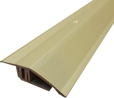 Profielsysteem voor parket- en laminaatvloeren met hoogtecompensatie, 100 cm lang, 7-16 mm