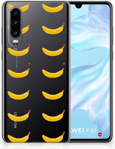 Huawei P30 Siliconen Case Banana