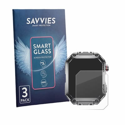 3 Stuks Savvies Screenprotector - geschikt voor Benyar Smart EF2 PRO-D - beschermfolie glas transparant