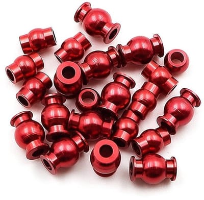 Dailygoody - Aluminium Pivot Ball Set - Hot Racing - Duurzaam - Rood
