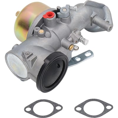 Carburateur de Tondeuse à Gazon Métal Moteur Carburateur pour Moteur 12HP 491031 490499 491026 281707 gray