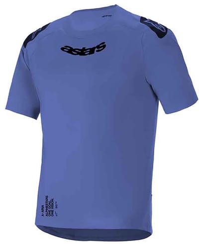 Alpinestars Bicycle A-aria Polartec Elite Korte Mouw Enduro Trui Blauw M Man