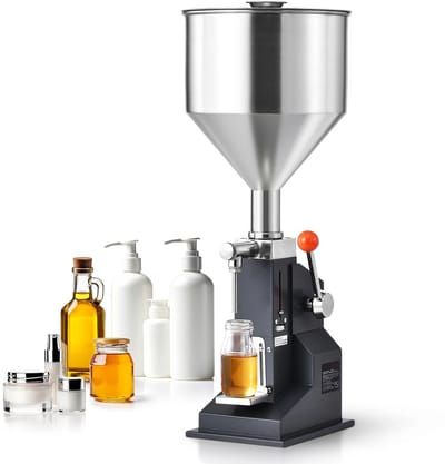 LabelOne Vulmachine - Vulmachine Vloeistof - Flessenvuller - Trechter - doseerbereik 5-50 ml - handmatig - rvs - voedselveilig
