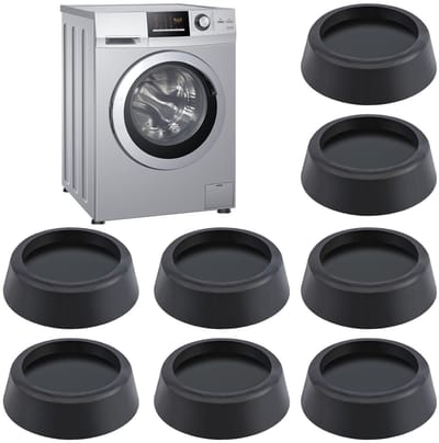 Dailygoods- Trillingsdemper 8 Stuks - Ronde Wasmachine Demper - Antivibratie - Hoogwaardig TPR-Materiaal - Verhoogt Apparaat - Slijtvast en Duurzaam - Vibratiedemper