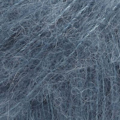DROPS Brushed Alpaca Silk Uni Colour - 25 staalblauw - Wol Garen