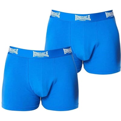 Lonsdale Boxershorts voor heren (Set van 2) (Blauw)
