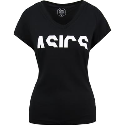 Asics Essentials GPX Dames Zwart T-shirt