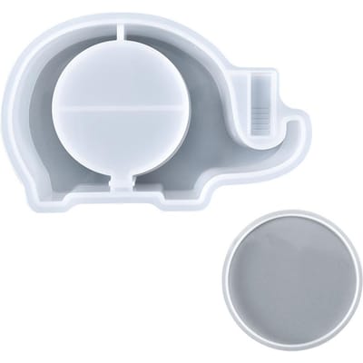 Siliconen Mal voor Spaarpotten DIY Handgemaakt Spaarvarken Siliconen Resin Mal Munt Opbergdoos Siliconen