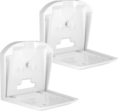 Luidspreker Muurbeugel - Speaker Houder - Strakke Installatie - Roestbestendig Materiaal - 25x12x12 cm - Wit