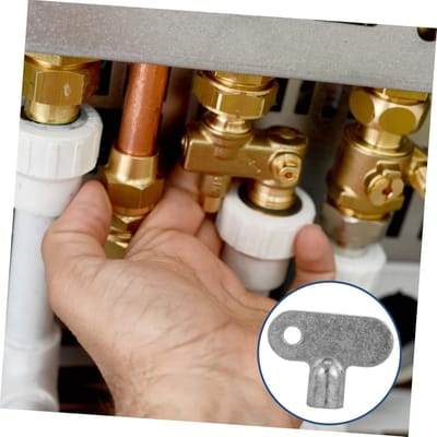 Ontluchtingssleutels - Radiator Sleutels - Radiatoren Ontluchten - Set van 9 stuks - 3 cm Lengte - Zilver