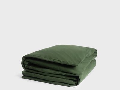 Yumeko dekbedovertrek flanel mosgroen 200x200 (zonder slopen) - Biologisch & ecologisch