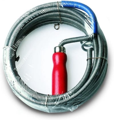 Afvoerreiniger Spiraal - Ontstopper - Verstopte Afvoer - Versterkte Spiraal - 3 Meter - Zilver