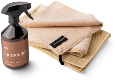 Fibb® Microvezel Raamdoeken Set met Glasreiniger Spray – Ramen Wassen Zonder Strepen – Glasdoeken Pluisvrij & Krasvrij