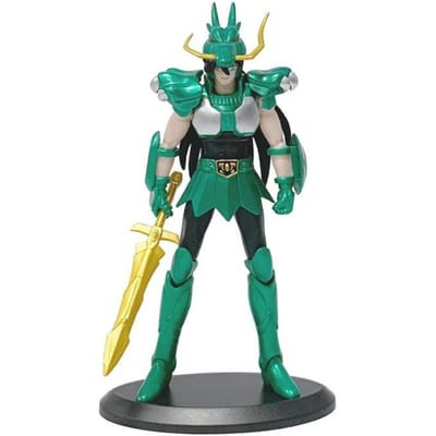 Figurine Anime 19CM Phoenix Ikki Hyoga Seiya Shiryu Modèle Armure Debout Jouets pour Enfants Boîte PVC Décoration de Collection de Bureau No box