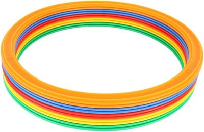 Set van 10 Kinder Sport Snelheidsringen met 10 Gespen voor Buitenactiviteiten, 28 cm, Speelgoed voor Actieve Kinderen