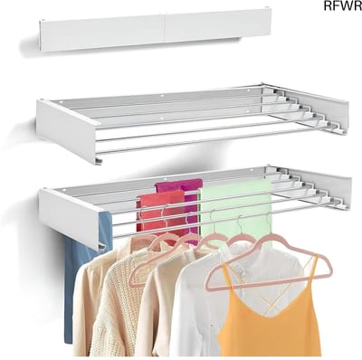Wanddroogrek - Droogrek Inklapbaar - Wasrek - Droogtoren - Droogrekken - Praktisch