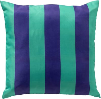 APOLLO - kussenhoes outdoor 45x45 cm - gestreept - Vivid Green - groen, blauw