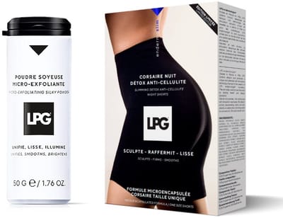 LPG - Endermologie - combipack - corsaire nuit detox + micro-exfoliating silky powder 50 g