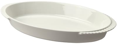 Ovenschaal Kremkleurig 54x30 cm - Merkloos