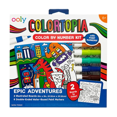 Ooly - Colortopia - Color by number - Epic Adventures