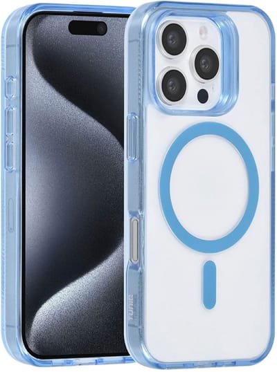 Multimedia & Accessoires Magsafe TPU Back Cover Case Hoesje geschikt voor Apple iPhone 16 Pro – Blauw – Zachte Plastic - Siliconen – Harde Plastic – Soft Case – Flexibel