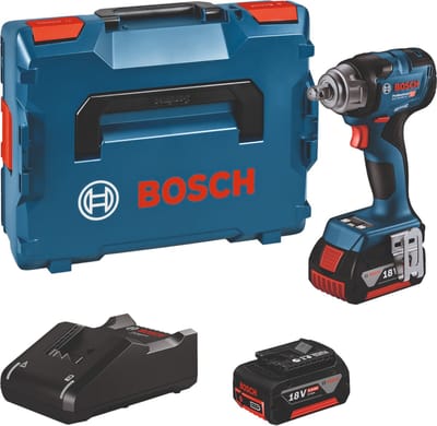 Bosch Professional PRO GDS 18V-330 HC Accu slagmoersleutel 330Nm 1/2 2x 5.0Ah - 06019L5003