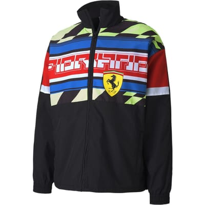 Puma Scuderia Ferrari Woven Heren Motorsport Jacket Track Top 596137 02