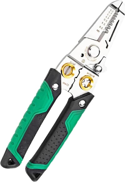 Elektrisch Gereedschap - Draadstripper Tang - Kabels Bewerken - 5-in-1 Functionaliteit - 19 cm - Grijs