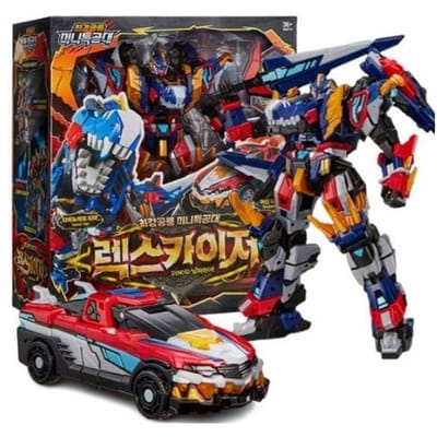 Sterkste Dino Mini Speciale Aanvalsmacht Miniforce Dinoid Rex Kaiser Transformeerbare Robot Figuur Speelgoed Cadeau [Gebruikt] gray