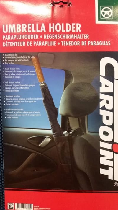 Paraplu houder voor de auto