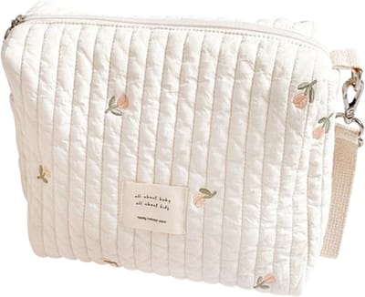 Draagbare baby luiertas voor pasgeborenen - schattige mini-organizer voor op reis