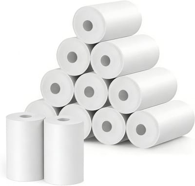 Thermisch papierrollen 57 x 30mm voor kindercamera's - Direct printen, ideaal voor mini camera's, 12 stuks