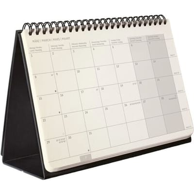 Sigel C2781 Tafelkalender Conceptum 2027 Hardcover DIN A5 liggend Zwart 144 bladzijden 1 stuk(s)