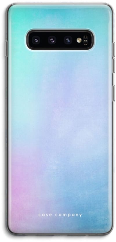 Case Company® - Hoesje geschikt voor Samsung Galaxy S10 4G hoesje - Mist pastel - Soft Cover Telefoonhoesje - Bescherming aan alle Kanten en Schermrand