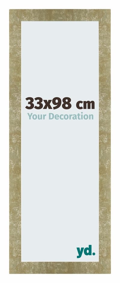 Your Decoration - Puzzellijst 33x98 cm - Goud Antiek - Puzzellijst 500-1000 stukjes - MDF Fotolijst - Mura
