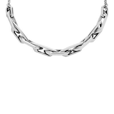 Diesel DX1578040 Heren Collier 50.1cm - Zilverkleurig