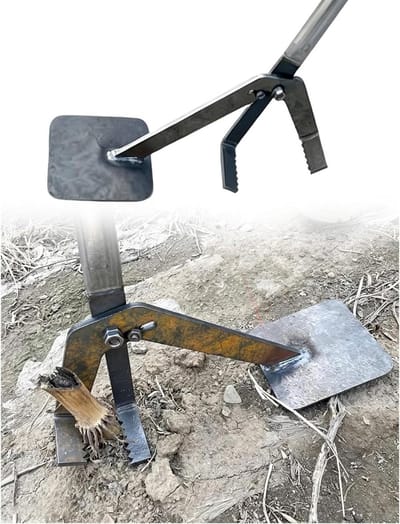 Handmatige Trekker - Wortelverwijderaar Hekpaal - Stronken Verwijderen - Arbeidsbesparend Hefboomprincipe - 92 cm Lengte - Metaal