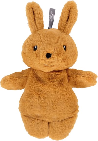 Fashy warmteknuffel haas "Honey" 36x25 cm - opwarmknuffel - magnetronknuffel konijn - knuffel haas - camel