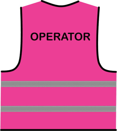 Operator hesje roze