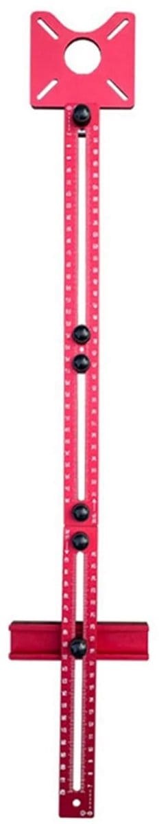 Dailygoods - Aluminium Router Frezen Beugel Flip Board - Professioneel Gereedschap - 40,4 x 11,4 cm - Duurzaam Aluminium - Geschikt voor Houtbewerking