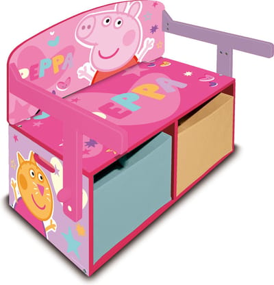 Arditex Speelgoedbank 3-in-1 Peppa Pig 60 X 70 Cm Hout Roze