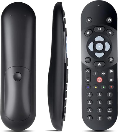 Infrarood Afstandsbediening - Vervangende Afstandsbediening - Sky Q Box Bediening - Directe Werking - 17.6 cm - Zwart
