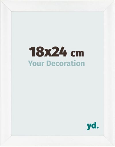 Your Decoration - Fotolijst 18x24 cm - MDF - Wit Mat - Pisa