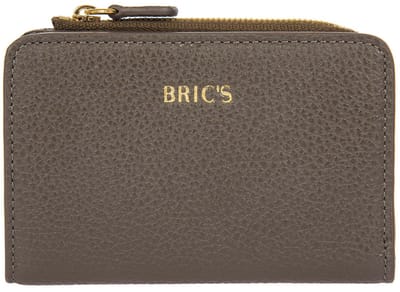 BRIC'S Leren portemonnee Gondola Mughetto Wallet Swamp Taupe