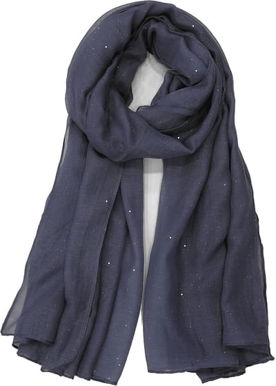 Zachte Pailletten Sjaal voor Dames - Glinsterende Halsdoek voor Winter en Overgangsperiode