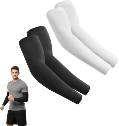 Armwarmers voor Sporters | Ideaal voor Padel, Basketbal en Volleybal | Bescherming en Ondersteuning voor Actieve Prestaties