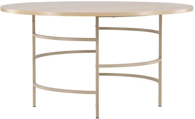 Copenhagen eetkamertafel Ø140cm whitewash.