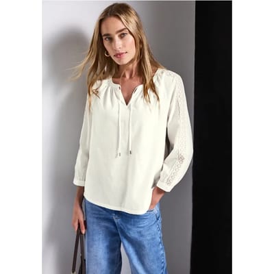 Tuniek met gehaakte details